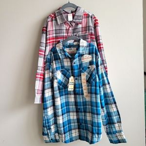 Flannel long sleeves shirts for boys